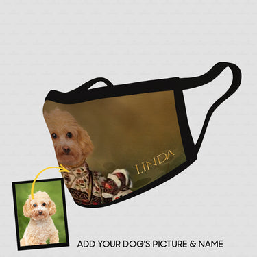 Personalized Dog Gift Idea - Royal Dog's Portrait 39 For Dog Lovers - Cloth Mask